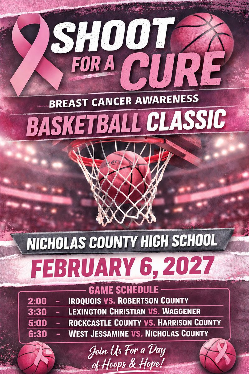 LCA_GirlsBBall's tweet photo. Competing for a great cause in February! 🩷 https://t.co/M2hNM7FbnW
