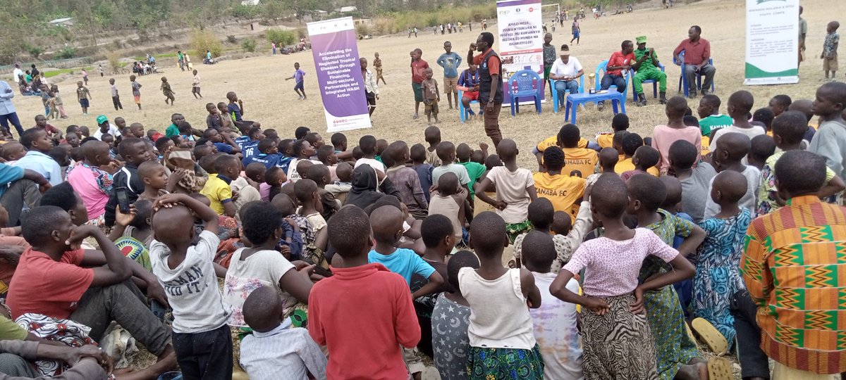 RwandaNGOForum's tweet photo. Turning Sports and Entertainment into Action Against NTDs ⚽

With support from @TheENDFund  and in close collaboration with @BugeseraDistr  and @RuhangoDistrict ,  @RwandaNGOForum  is empowering @MalariaNTDcorps  to conduct community mobilization across both districts to prevent Neglected Tropical Diseases (NTDs), specifically Soil-Transmitted Helminths (STH) and Schistosomiasis, while promoting protective behaviours and good Water, Sanitation and Hygiene (WASH) practices.

Through sports and entertainment activities, including football matches that bring communities together, key prevention messages are reaching people in more engaging and memorable ways:

✅Washing hands with soap,
✅Wearing shoes,
✅Avoiding contact with marshland water,
✅ Ending open defecation,
✅Using latrines properly,
✅Seeking treatment early when symptoms occur.

Rolling out across all sectors of Bugesera and Ruhango districts, each community reached represents another step towards interrupting transmission. These campaigns advance Rwanda’s commitment to bring prevalence below 2% in focus areas by 2027, a goal anchored in the National NTD Strategic Plan 2026-2030, and our shared promise under the Kigali Declaration on NTDs and the @WHO  NTD Roadmap.

Together, we can turn awareness into action and communities into champions for a healthier, NTD free Rwanda.

#BeatNTDs  #EndNTDs