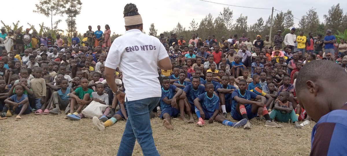 RwandaNGOForum's tweet photo. Turning Sports and Entertainment into Action Against NTDs ⚽

With support from @TheENDFund  and in close collaboration with @BugeseraDistr  and @RuhangoDistrict ,  @RwandaNGOForum  is empowering @MalariaNTDcorps  to conduct community mobilization across both districts to prevent Neglected Tropical Diseases (NTDs), specifically Soil-Transmitted Helminths (STH) and Schistosomiasis, while promoting protective behaviours and good Water, Sanitation and Hygiene (WASH) practices.

Through sports and entertainment activities, including football matches that bring communities together, key prevention messages are reaching people in more engaging and memorable ways:

✅Washing hands with soap,
✅Wearing shoes,
✅Avoiding contact with marshland water,
✅ Ending open defecation,
✅Using latrines properly,
✅Seeking treatment early when symptoms occur.

Rolling out across all sectors of Bugesera and Ruhango districts, each community reached represents another step towards interrupting transmission. These campaigns advance Rwanda’s commitment to bring prevalence below 2% in focus areas by 2027, a goal anchored in the National NTD Strategic Plan 2026-2030, and our shared promise under the Kigali Declaration on NTDs and the @WHO  NTD Roadmap.

Together, we can turn awareness into action and communities into champions for a healthier, NTD free Rwanda.

#BeatNTDs  #EndNTDs