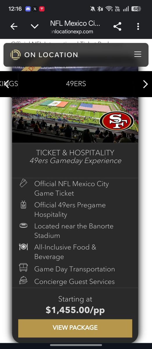 Csalas2929's tweet photo. @Kurt89Wallach @NFL @Ticketmaster_Me @AmexBusiness @Profeco @AtencionProfeco Por eso debes comprar preventa  directo con Onlocation, compre desde Mayo https://t.co/tGF9JKjeUz