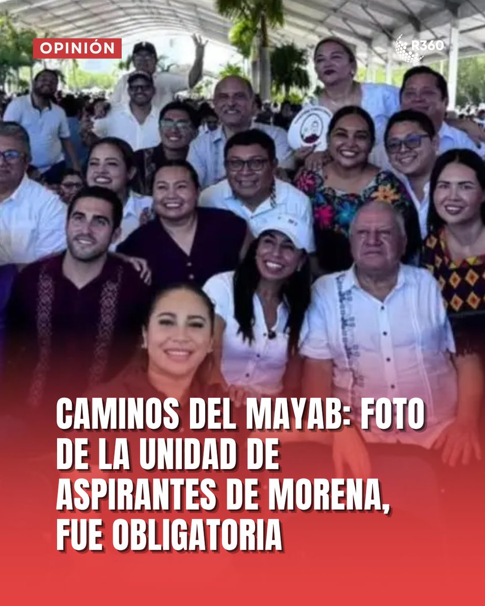 ruptura360's tweet photo. 💬 OPINIÓN | La foto de unidad entre los aspirantes de Morena en Quintana Roo fue obligatoria tras la visita de Claudia Sheinbaum. Además, rechazan alza al DNR 2027. Lee a Martín Iglesias en #CaminosDelMayab 🗞️👇
🔗https://t.co/ftugW9DEsN 

#R360 #Opinión #Morena https://t.co/cxzqnhpYeJ