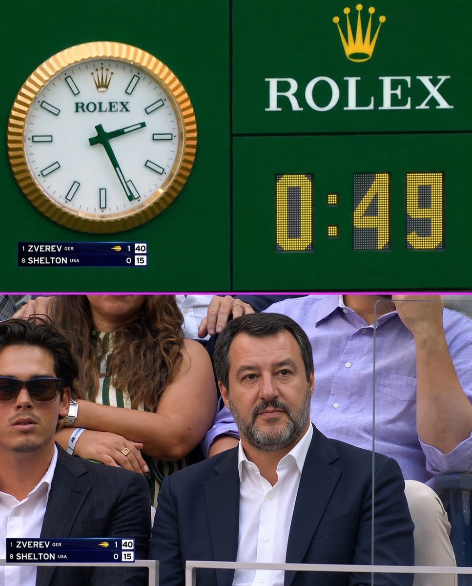 siriomerendax's tweet photo. #USOpen #PierceBrosnan #007 #15settembre https://t.co/lMvAMTenQp