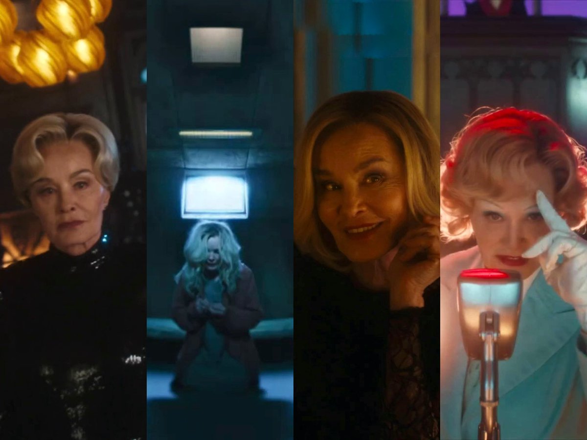 AHSVIP's tweet photo. AGARRA ESE EMMY, JESSICA! 👑

Jessica Lange retoma sus cuatro icónicos personajes en #AHS13 🖤 https://t.co/wu8pUcK076