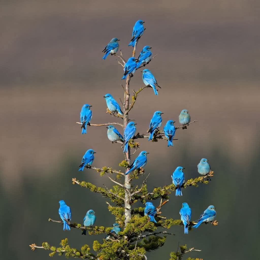 nerdyverz's tweet photo. so many blue birds https://t.co/moY0JUDGUn
