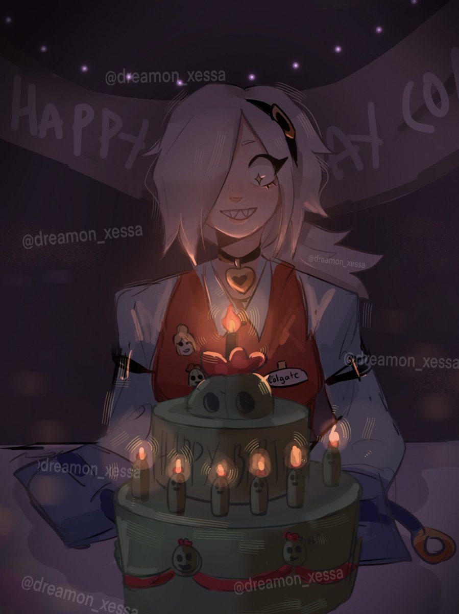 dreamon_xessa's tweet photo. HAPPY BIRTHDAY COLETTE💖✨ 

#colette #brawlstars https://t.co/VVRiSm6otD