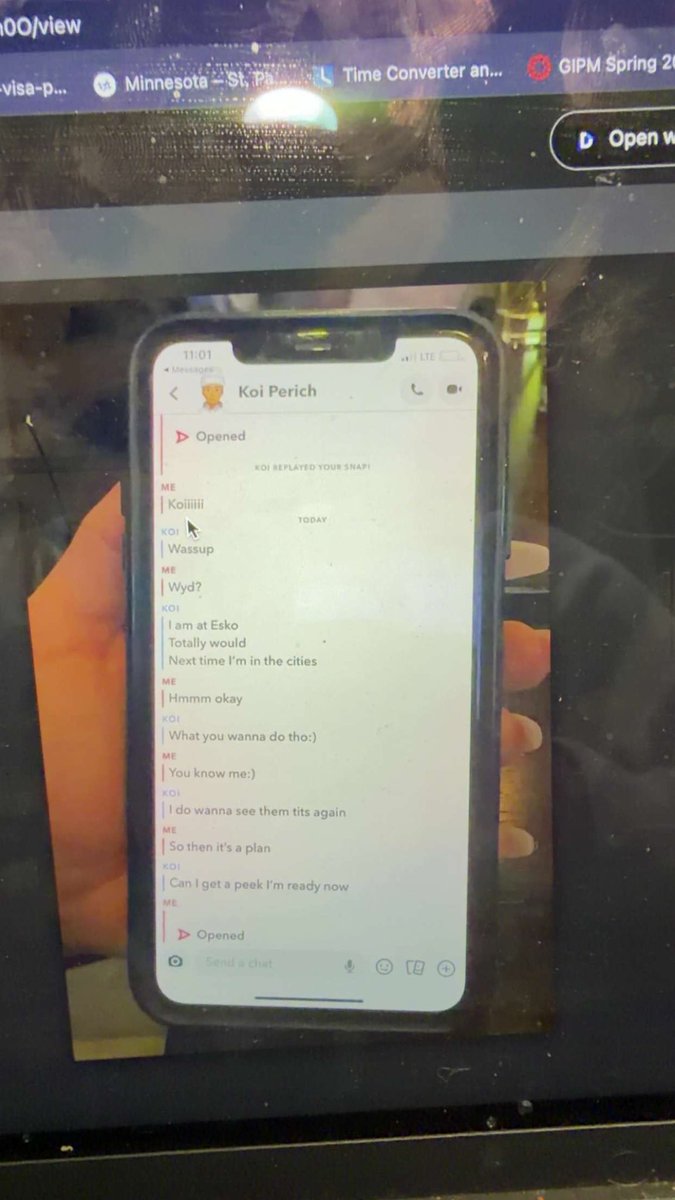 BarstoolUMN's tweet photo. Not even bitter about it anymore but another file from the Koi Perich vault just dropped https://t.co/6xnnD23gnN