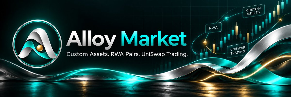 Alloy_Market's tweet photo. Alloy is not just another meme launchpad.

Every token created on Alloy is designed to be ownerless, with LP permanently locked and trading fees transparently distributed.

Creators can earn fee rewards from the activity around their tokens, while the platform captures a portion of fees.

In the early stage, platform revenue will be used to buy back and burn ALLOY.

But this is only the beginning.

As Alloy evolves, the model will expand from buyback and burn into real yield distribution through the Alloy Fund.

Platform revenue can be converted into tokenized stocks and distributed to eligible ALLOY holders.

This means users will not only hold ALLOY as a platform token.

They will be able to hold ALLOY to earn tokenized stock rewards.

That is the difference.

Alloy is building a flywheel:

More token launches.
More trading volume.
More platform revenue.
More ALLOY buybacks and burns in the early stage.
Later, more tokenized stock rewards for ALLOY holders.
More reason to hold ALLOY.
More alignment between creators, traders, and long-term supporters.

Most platforms end at token creation.

Alloy starts there.

Built on Ethereum.
Designed for RWAs.
Powered by ALLOY.