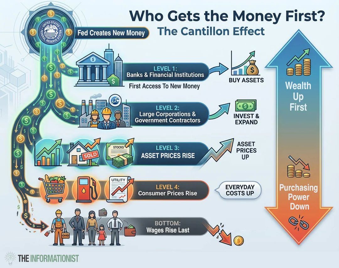 thebillyboone's tweet photo. Let me get this straight:

If I print dollars in my basement, that's
counterfeiting with up to 20 years federal.

If some central bank creates $5 trillion in two years, that's monetary policy.

If I deposit $10,000 of my own money, my bank files a report on me.

If the bank lends my deposit out again and again, that's just banking.

If I miss a tax payment, penalties start compounding immediately.

If Congress overspends by $2 trillion, they vote to raise their own limit.

The rules were rigged in favor of those who print the money

Gold has always been an exit from that arrangement.
Neutral money nobody can 'print'
Bitcoin is better because it can move digitally and is even more scarce.

Which explains most of the official hostility toward it.