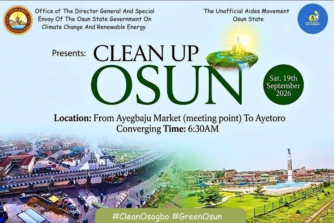 WaliylahiAbiod1's tweet photo. #CleanOsun is bigger than sweeping. Itโs about systems, responsibility, and partnership. Thank you Unofficial Aides and the Office of Climate Change for starting this dialogue. A clean Osun needs government, citizens, PSPs, businesses, and communities working together. https://t.co/3lpXKoRv2H