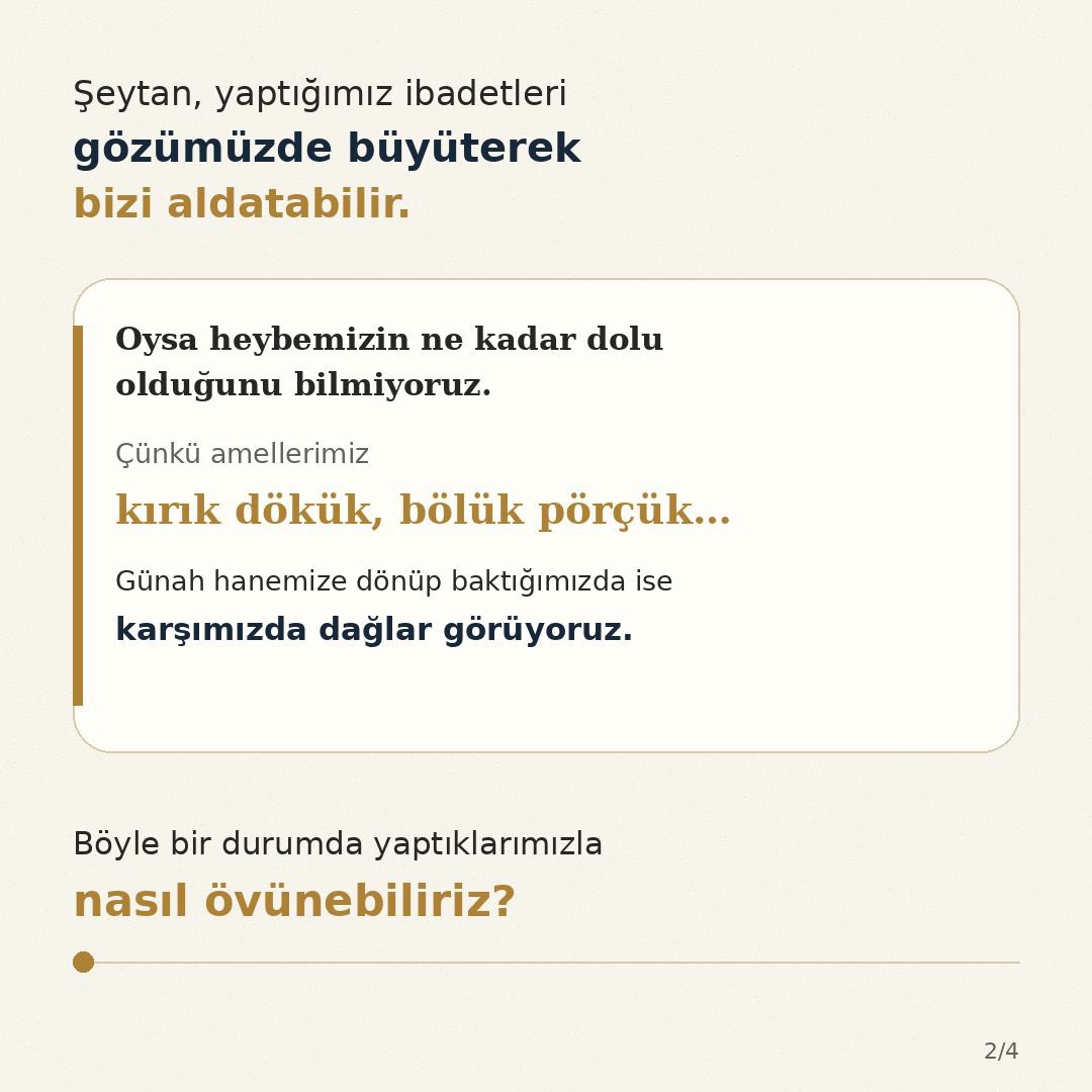 EbubekirSifil's tweet photo. Amellere güvenme hatasına düşmek.. https://t.co/SmC6g32Qcq