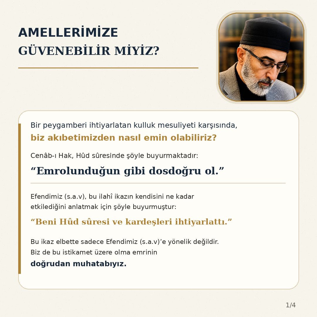 EbubekirSifil's tweet photo. Amellere güvenme hatasına düşmek.. https://t.co/SmC6g32Qcq