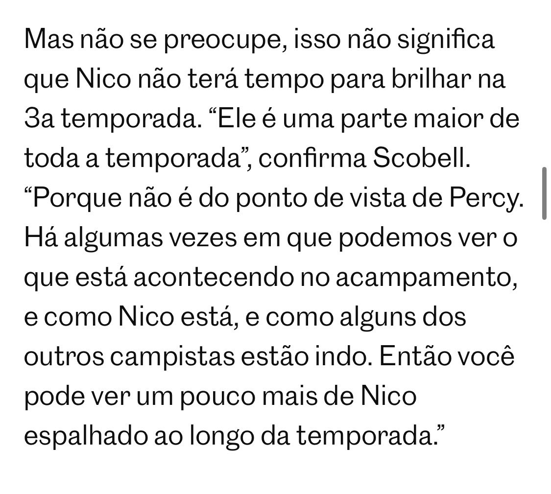 acervosolangelo's tweet photo. 💀| CONFIRMADO! 

Nico terá um destaque maior na terceira temporada em relação ao livro e TEREMOS cenas dele no acampamento! 

via: EW https://t.co/fgPnqB7w8J