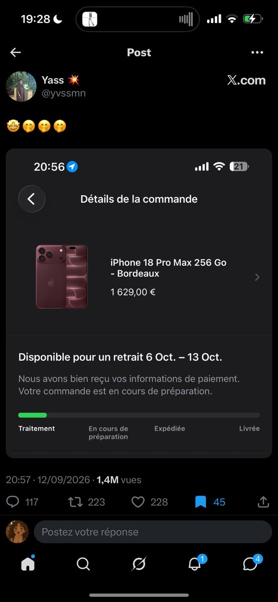 fleur18rose's tweet photo. Bonsoir, les mêmes personnes qui HURLAIENT lorsqu’on achetait un McDo ou qu’on buvait un Coca sont LES MÊMES qui achètent un iPhone 19 à 1 600 € (+ qu’un SMIC). https://t.co/GuExU61bmn