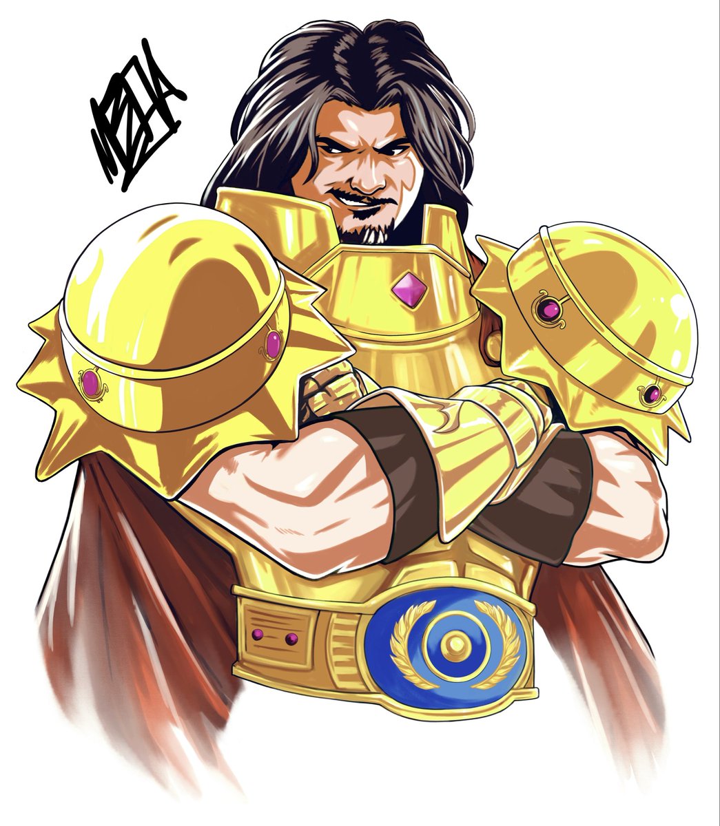 Meta_Abe's tweet photo. I had the pleasure of working on this Fatal Fury  City Of The Wolves Krauser inspired commission. The former Evo KOF XIII champ @ReynaldJT   #FatalFuryCOTW  #FGC #Evo #snk @SNKPofficial https://t.co/2LH3hDxDMu