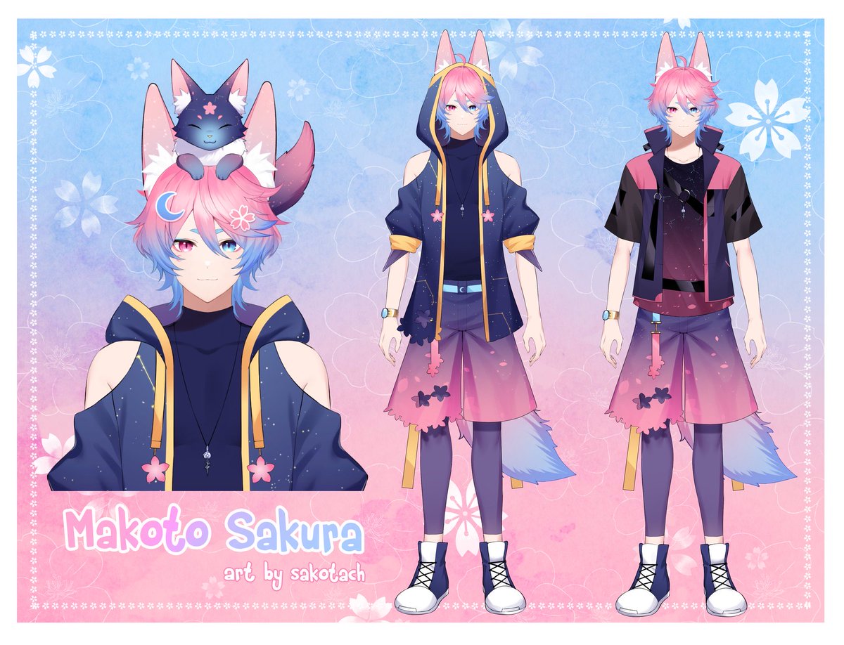 RenKaiVT's tweet photo. Hi everyone! I just wanted to share an update that my new name is Raien (Kai and Ren combined) with Sakura as my last name for my fox boy! I miss showing him so please perceive this cutie rawr 🥰 https://t.co/WHc0FjBTnj
