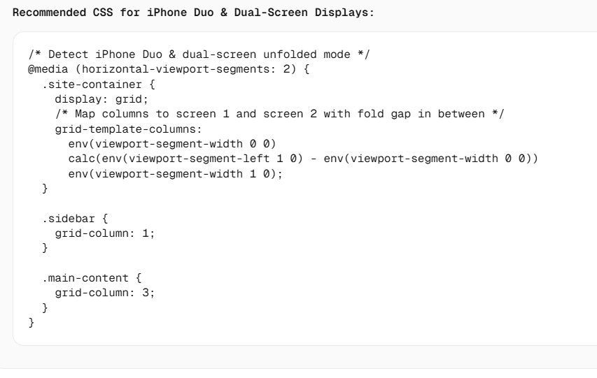 _itshyper__'s tweet photo. Is your website ready for the new iPhone Duo? 👀

Test it in seconds with https://t.co/c21xPJdZrh

→ Built-in proxy. No more “connection refused” nightmares 😭
→ iPhone Duo + 30+ other devices

Drop this in your dev group chat. Your frontend friends will thank you https://t.co/ZoR0GEhF2l