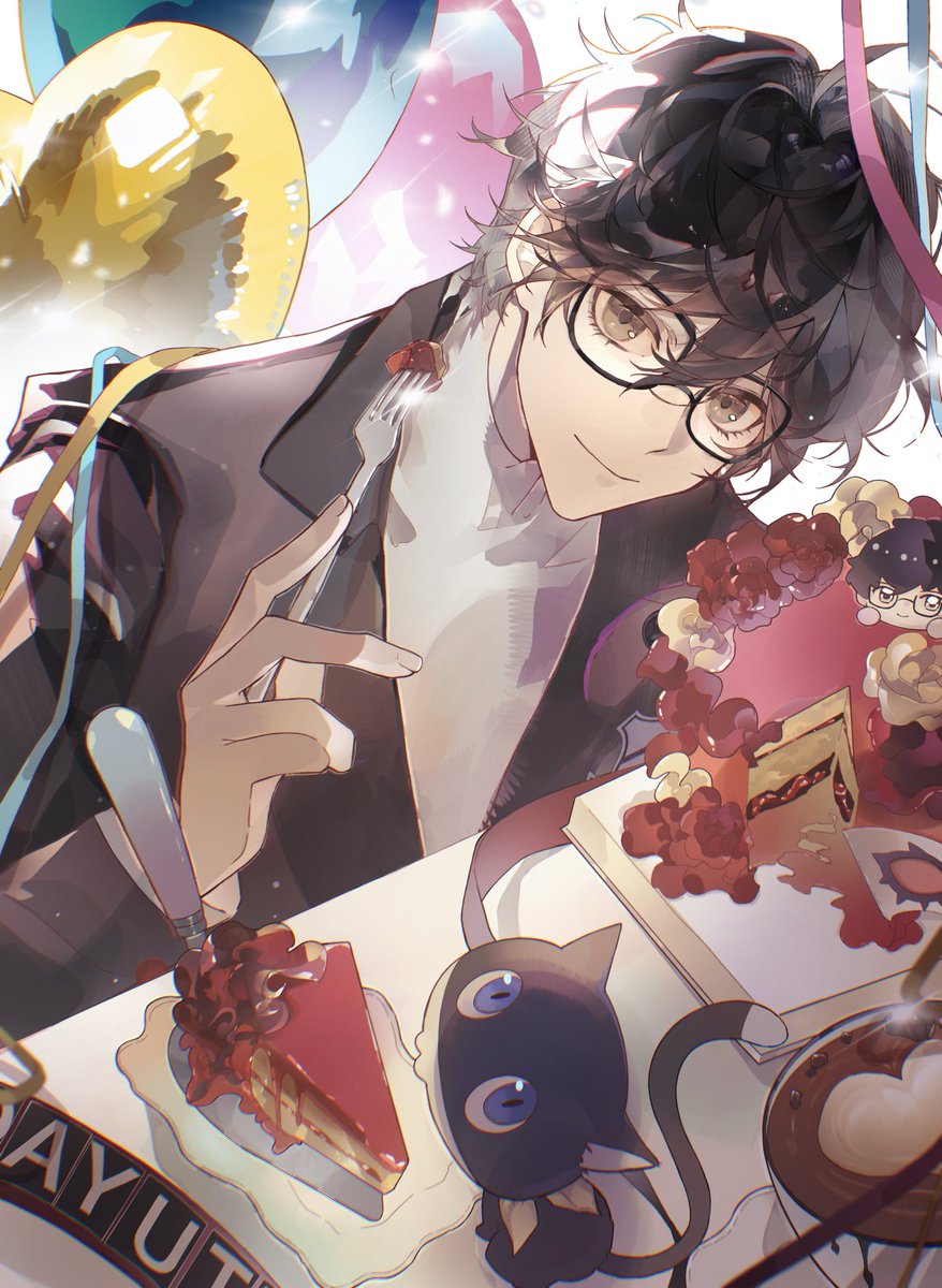 RejinQvQ's tweet photo. Happy birthday！🥳🎉
#Persona5 #ペルソナ5 https://t.co/O4PQKQE3Pp