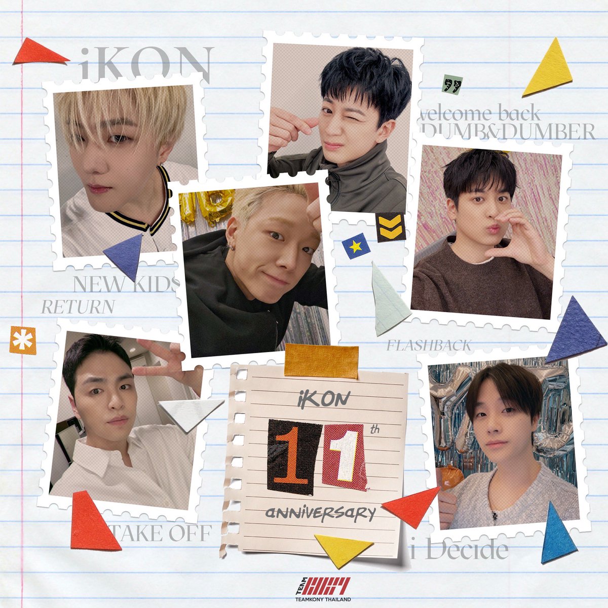 TEAMKONY_TH's tweet photo. 🎉 Happy 11th Debut Anniversary, iKON! 
ขอบคุณทุกก้าวที่ iKON เดินมาอย่างไม่ยอมแพ้ พวกเราภูมิใจเสมอที่ไ���้เป็น iKONIC และจะยังคงเดินเคียงข้างและสนับสนุนกันตลอดไป 

#아이콘 #iKON
#iKON_11th_Anniversary
#11YearsWithiKON
#ForeverSti11withiKON 
#아이콘과함께한11년 https://t.co/6D39zG0yMT