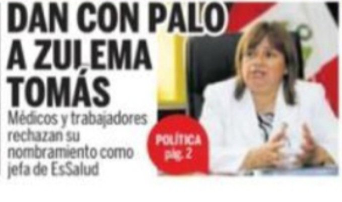 TiraTito's tweet photo. @KeikoFujimori q estaremos pagando para tener de jefa de essalud a esta impresentable. Su gobierno se trata de uno nuevo o de improvisados como @JuanSheput, q la ha nombrado?
No hay cuadros en FPopular?
Si es sí,q falta de confianza,llámeme, deje el número de mi cel en secretaria https://t.co/73e7nu20O4