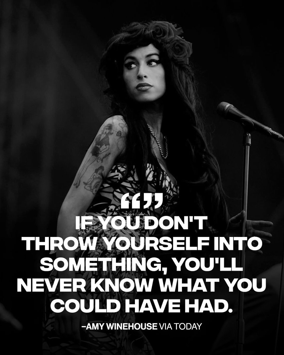 Complex's tweet photo. Remembering Amy Winehouse on what would have been her 43rd birthday 🕊️

Her quotes continue to inspire. https://t.co/vEnw81gbQo