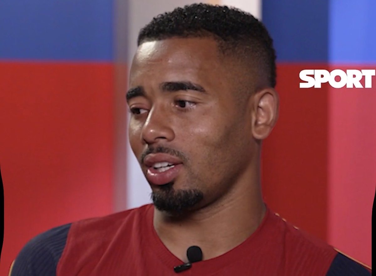BarcaUniversal's tweet photo. 🚨🚨 Gabriel Jesus: "When I scored my first goal for Barça, I remembered the days when I skipped school to watch Barcelona matches in the Champions League." 

"Back then, I was in school, and now I'm at Barcelona, scoring a goal in the Champions League for them."

"THAT WAS A DREAM COME TRUE FOR ME." 🇧🇷❤️