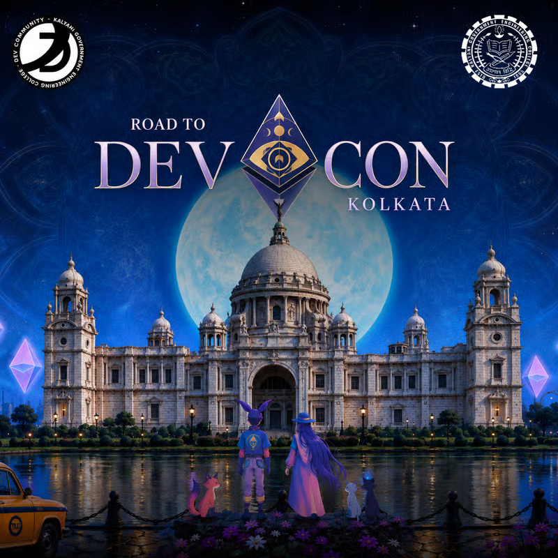 eth_kolkata's tweet photo. Kalyani we're coming to you!

Announcing Road to Devcon w/ ETH Kolkata 
at Kalyani Government Engineering College
Builders in Kalyani, Join us to talk about Devcon and what it's bringing for you

Link to register below ⬇️ https://t.co/vSG3NcOnei