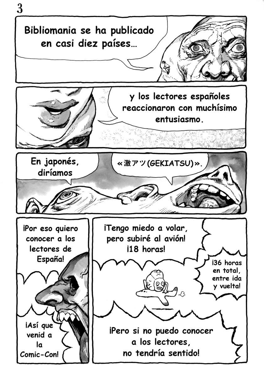 macchiro_'s tweet photo. ¡Hola a todos en España! Soy MACCHIRO, el dibujante de BIBLIOMANIA. En octubre participaré como invitado en la Comic-Con de España. ¡Nos vemos allí! @KibookEdiciones @iLuSioNzX https://t.co/KG2bdcryDG