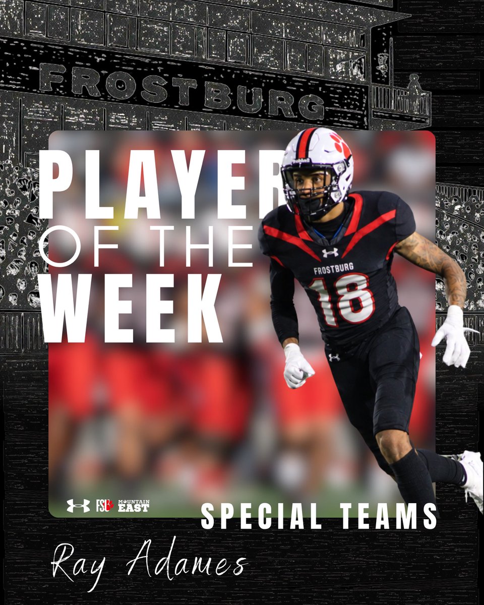 FrostburgFB's tweet photo. Players of the Week πͺβ°οΈπΎ
π΄β«οΈ
#EarnedIt #week2 #pow https://t.co/7uu82yHOOz