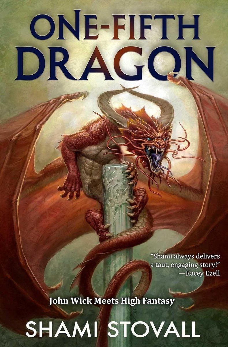 upstreamreviews's tweet photo. Book Review: One-Fifth Dragon, 

Book by @GameOverStation

From @BaenBooks 

Review by @DeclanFinnBooks 

"Fantasy John Wick, without the puppy"

https://t.co/S3Kn5QuhFQ https://t.co/Hc7huyiVIE