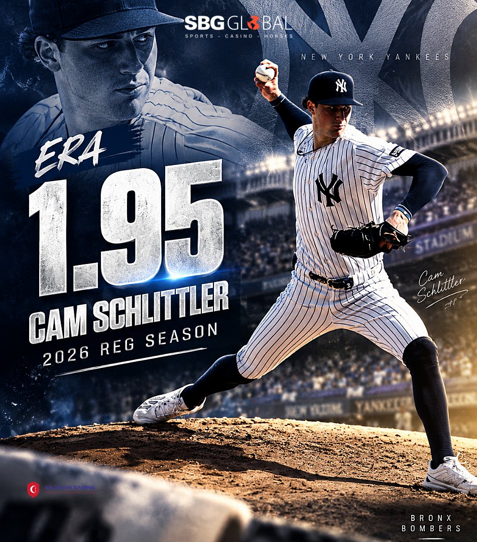 sbgglobal's tweet photo. 🔥⚾ Cam Schlittler is chasing Yankees history! With a 1.95 ERA, he could become the first Yankees starter to finish below 2.00 since Ron Guidry in 1978. 🤯🔥
#SBGGLOBAL #CamSchlittler #Yankees #RepBX #MLB #MLB2026 #CyYoung #YankeesBaseball #Baseball #MLBStats #BronxBombers ⚾🔥 https://t.co/TATY9QRusl