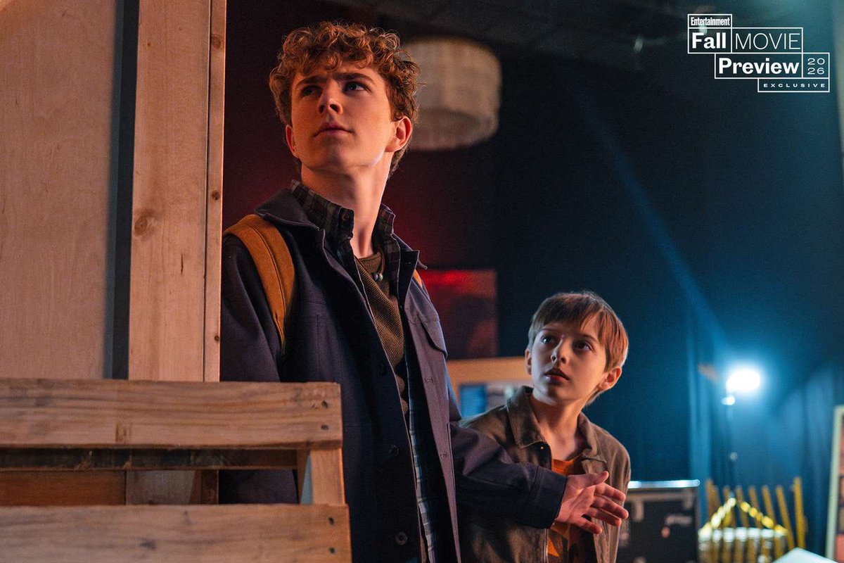 FilmUpdates's tweet photo. New look at Walker Scobell and Levi Chrisopulos in ‘PERCY JACKSON AND THE OLYMPIANS’ Season 3.

Premiering November 20 on Disney+.

(Source: https://t.co/awsOkFP379) https://t.co/mwK1GNzzat