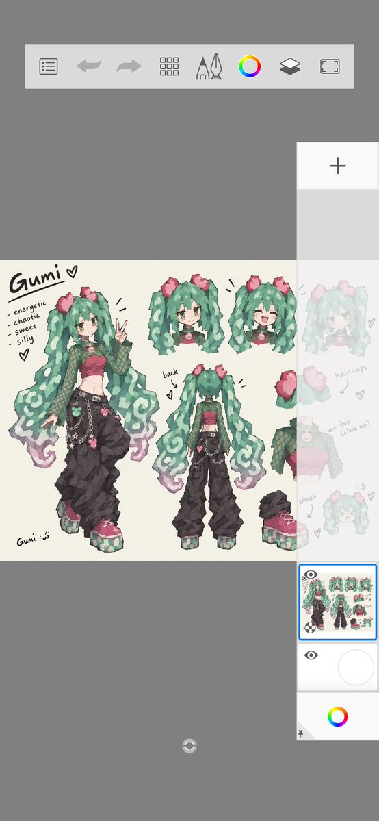 Blorbishjy's tweet photo. Gumi fanart @SayoriGumi https://t.co/Ig42N54wQn