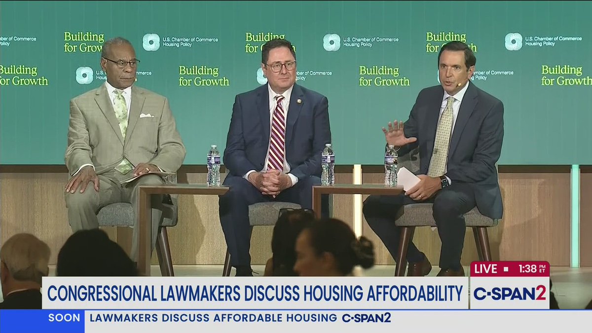 cspan's tweet photo. .@USRepMikeFlood (R-NE) and @RepCleaver (D-MO) on Affordable Housing, @USChamber hosts – LIVE on C-SPAN2 https://t.co/2d0KZhsfwL https://t.co/AP8gelYsfi