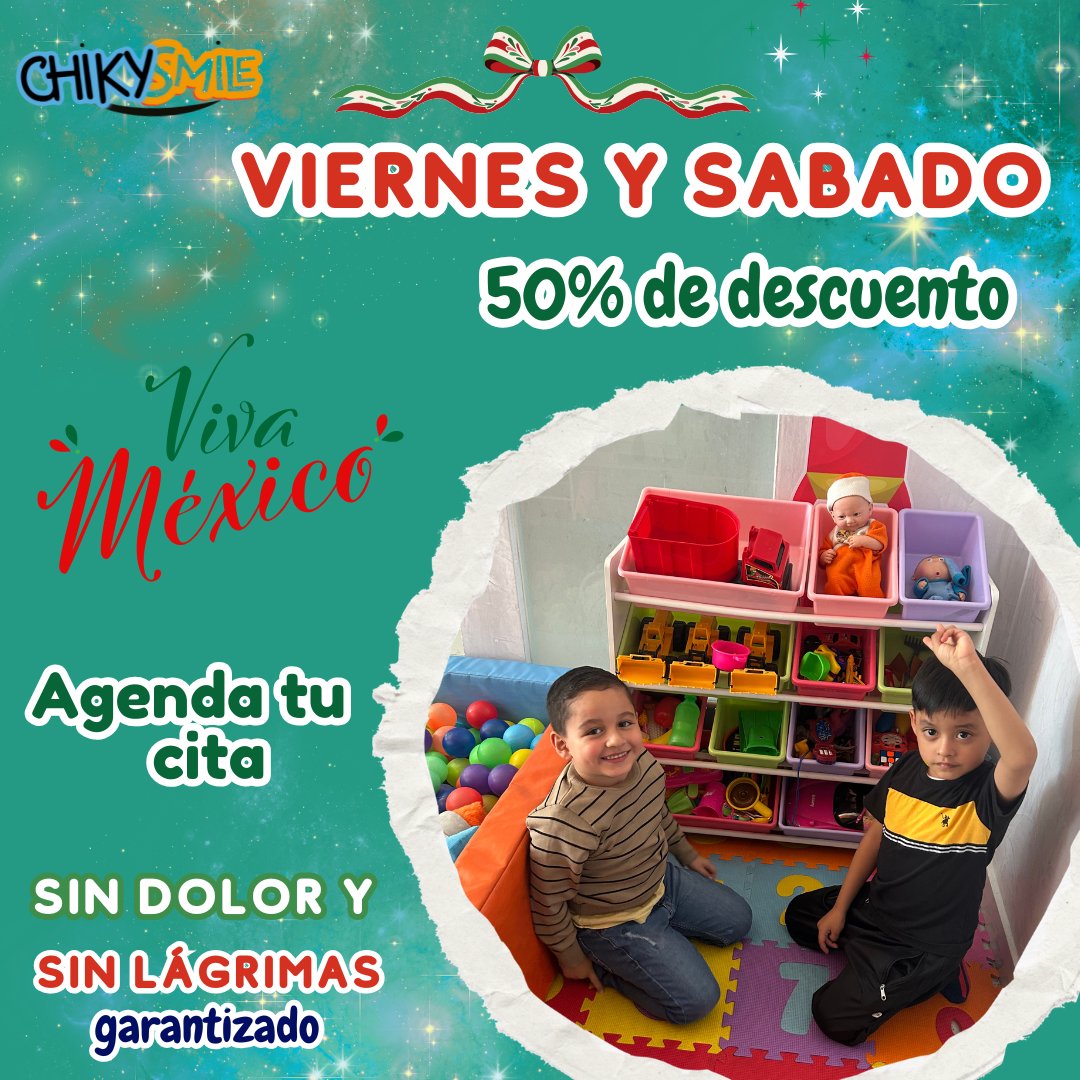chikysmilemore's tweet photo. ¡PROMO de viernes! 🎁 #CHIKYSMILE #ODONTOPEDIATRIA #ORTOPEDIA #EXCELENTESPRECIOS #CALIDAD #MIMIMIMI https://t.co/gKo50RsDFZ