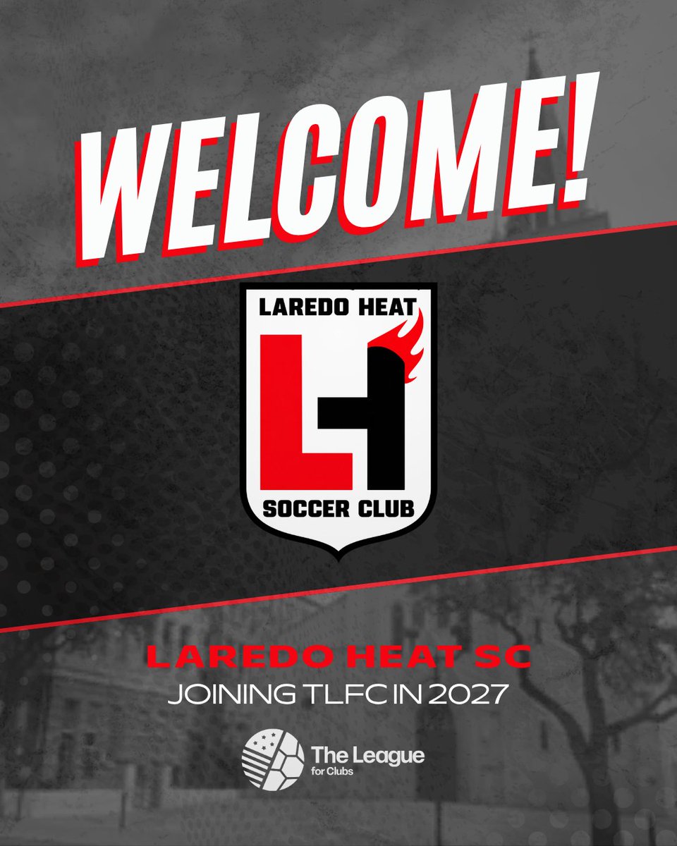 TheLeague_fC's tweet photo. Welcome to The League for Clubs, @LaredoHeatSC!

TLFC ➡️ The Gateway City

Read more here 👉 https://t.co/wbX8JvJvVM https://t.co/Ytbj8XCmJq