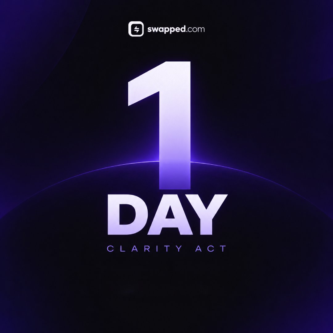 swappedcom's tweet photo. CLARITY goes to the Senate tomorrow, and 17 state AGs just came out against it

This is getting very close https://t.co/YiHF8zPKGQ