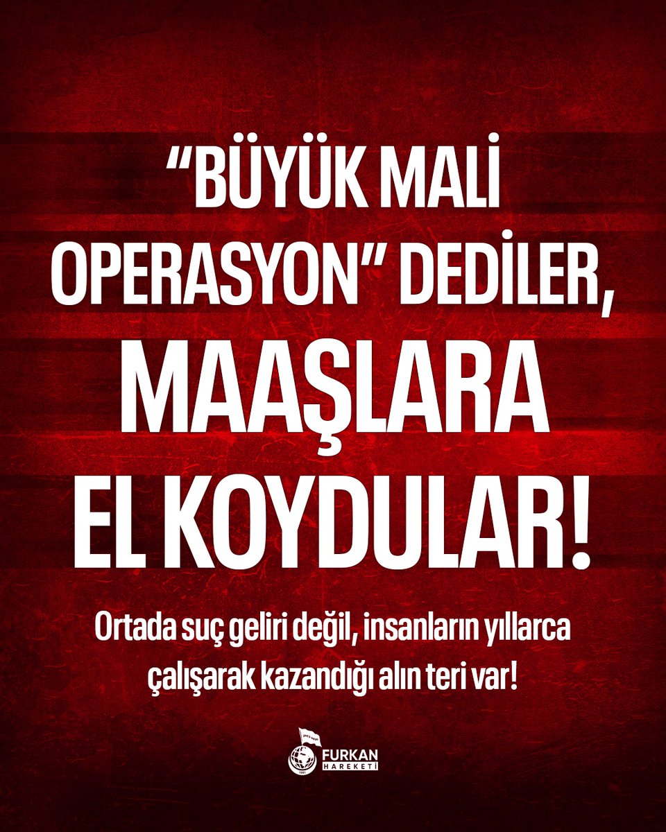 fhengellenemezz's tweet photo. "BÜYÜK MALİ OPERASYON" DEDİLER,
MAAŞLARA EL KOYDULAR!

Ortada suç geliri değil, insanların yıllarca
çalışarak kazandığı alın teri var!

https://t.co/eckb7YROCq

AlparslanHoca MaaşınaBloke
EmekliMaaşına BlokeZulmü
#FurkanaSistematikZulüm https://t.co/VW5f9KiQP6