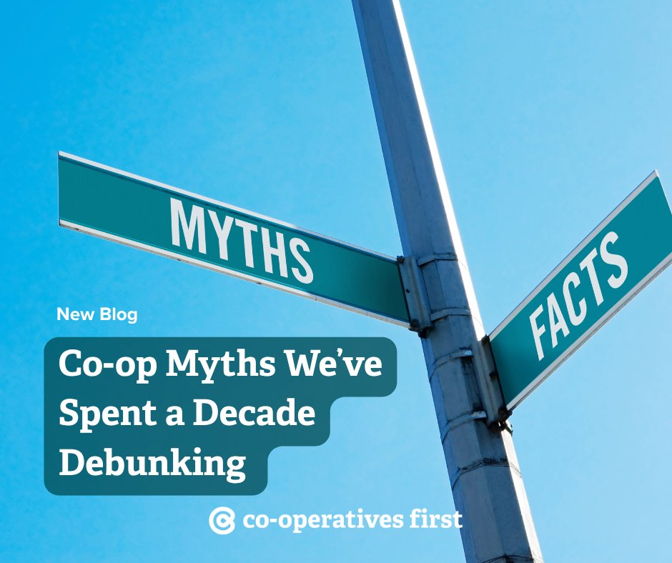 Coops_First's tweet photo. Over the past 10 years, we've heard a lot of misconceptions about co-ops! Here are the most common ones — and the real truth about co-operatives.

Read here: https://t.co/PpJItvlyy8 https://t.co/OfXPIVNPvu