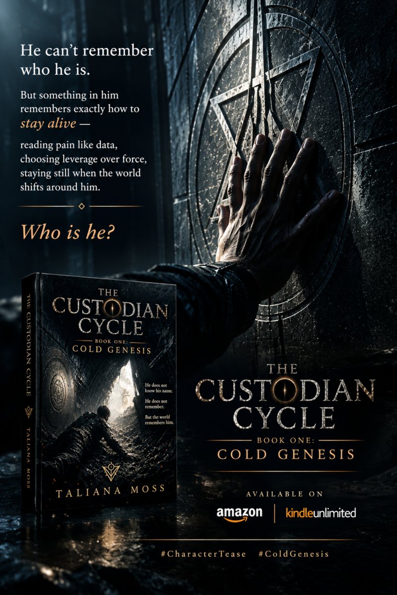 seductiveSuspen's tweet photo. He assesses pain like a mechanism: input, resistance, cost of force. He doesn't know his name — but he knows exactly how to survive. #ColdGenesis #BookLaunch #SciFiBooks #IndieAuthor #bookstagram https://t.co/5hnnt2BHy8