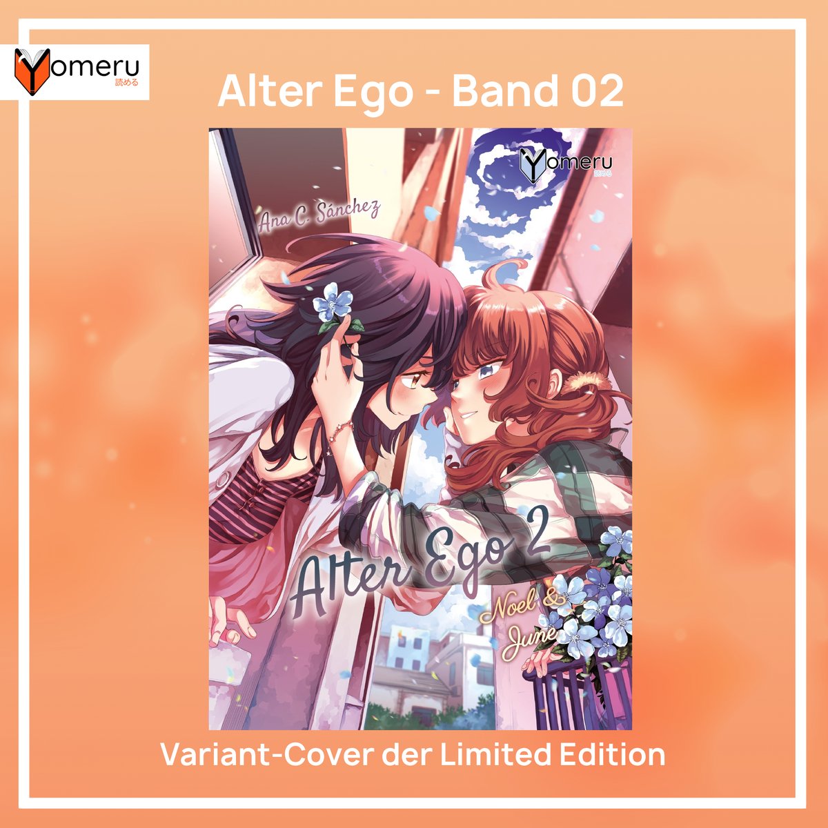 Yomeru_de's tweet photo. Seid ihr auch so schockverliebt in dieses bezaubernde Cover? 😍

Die Limited Edition von Band 2 von "Alter Ego" enthält neben diesem tollen Variant-Cover auch einen schicken Acryl-Standee, den wir euch in der Zukunft vorstellen wollen! 😘

Vsl. ab dem 27. November erhältlich! https://t.co/a05E5fQRDc