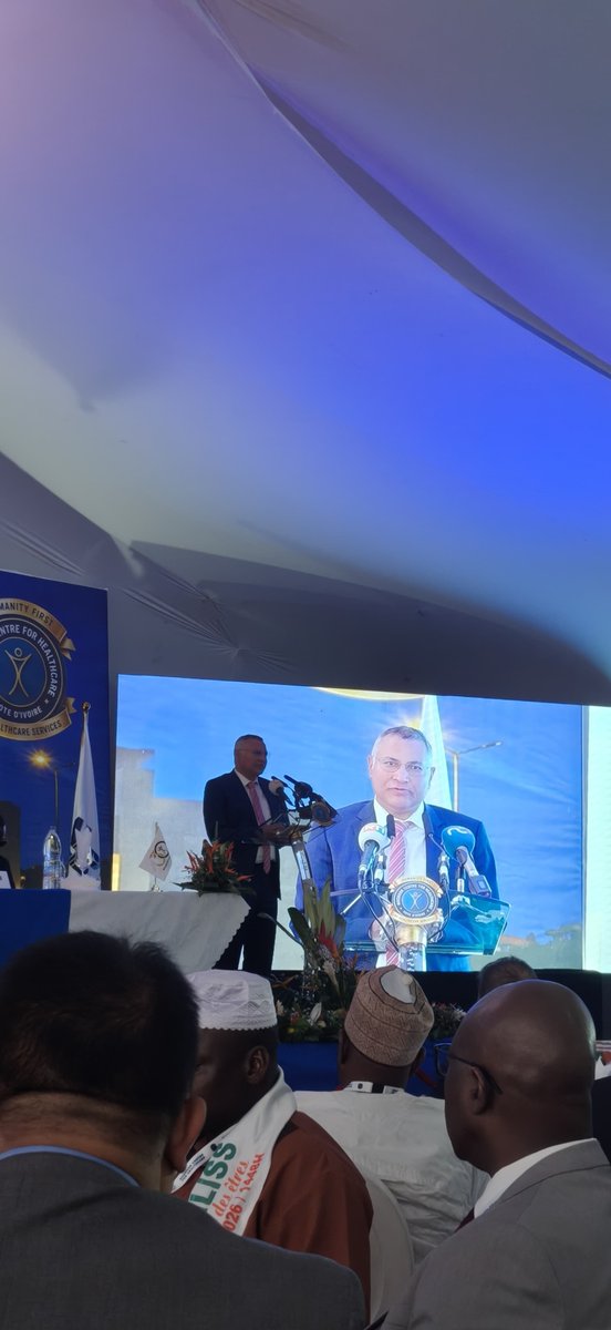 MasroorCentre's tweet photo. "Helping one human being is helping the humanity"
The Pakistani ambassador to Cote d'ivoire commended the efforts of #HumanityFirst in bringing quality healthcare to the people in West Africa.
#MCH_Inauguration https://t.co/EsOL9NqHxX