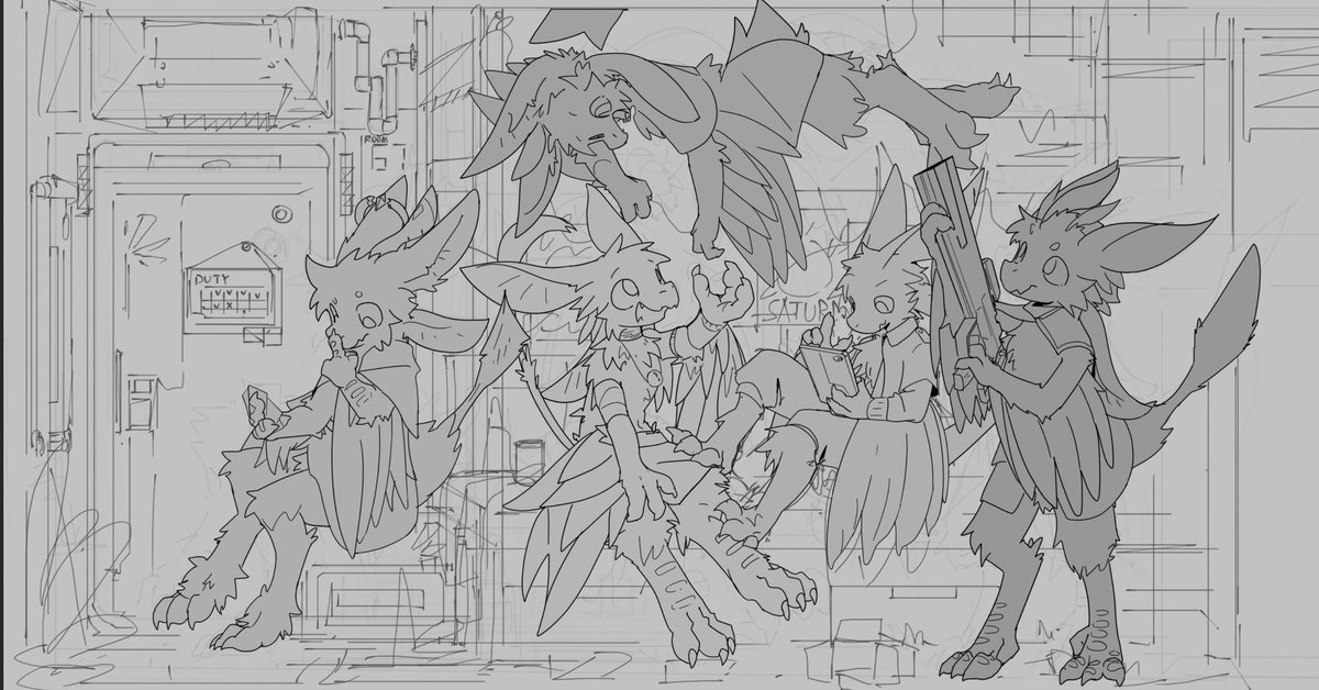 saturnsamo's tweet photo. I can draw avali so I draw avali  
Awawawawawa https://t.co/1xvD4WFmKB