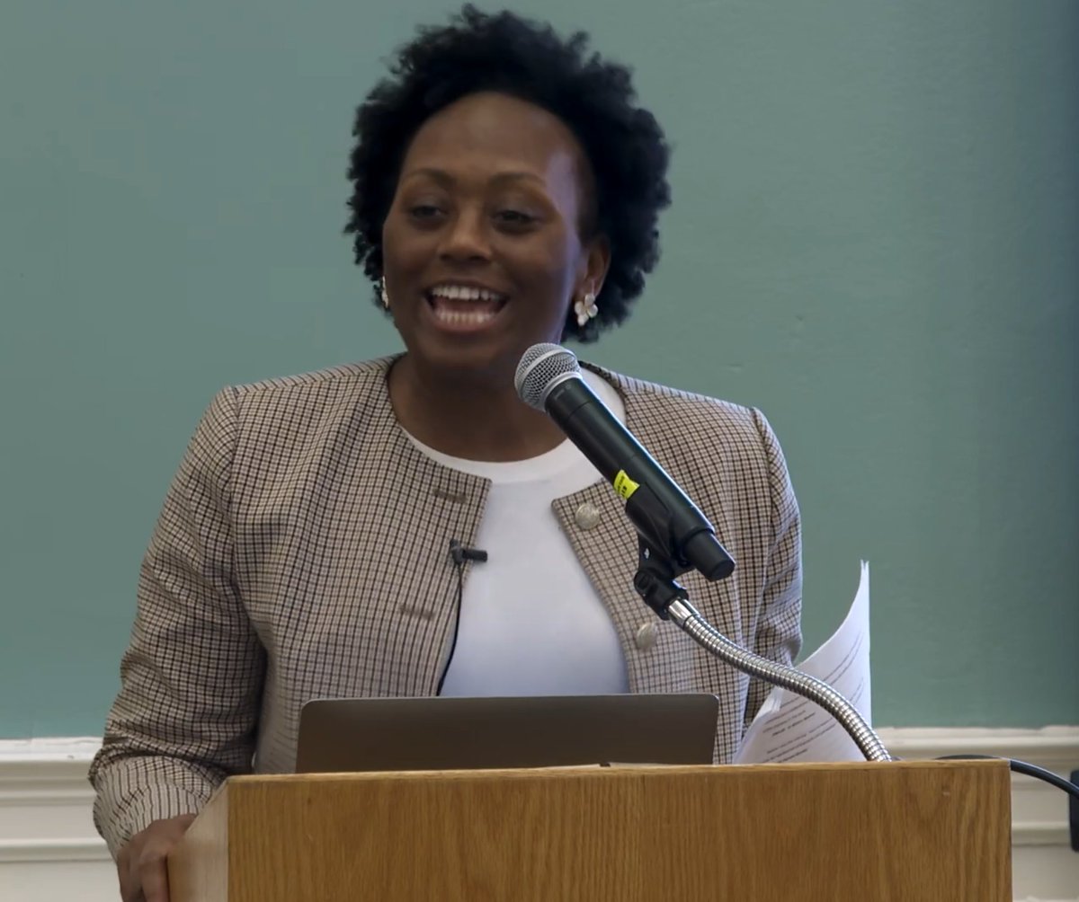 TheMaineWire's tweet photo. Boston paid Tufts professor Kerri Greenidge $250k to study the city’s “contributions to slavery.”

She never delivered the report, and has been fired from Tufts after being accused of plagiarism.

Story with more details:
https://t.co/pfQK3XBmuT https://t.co/XxYcpOL0vr