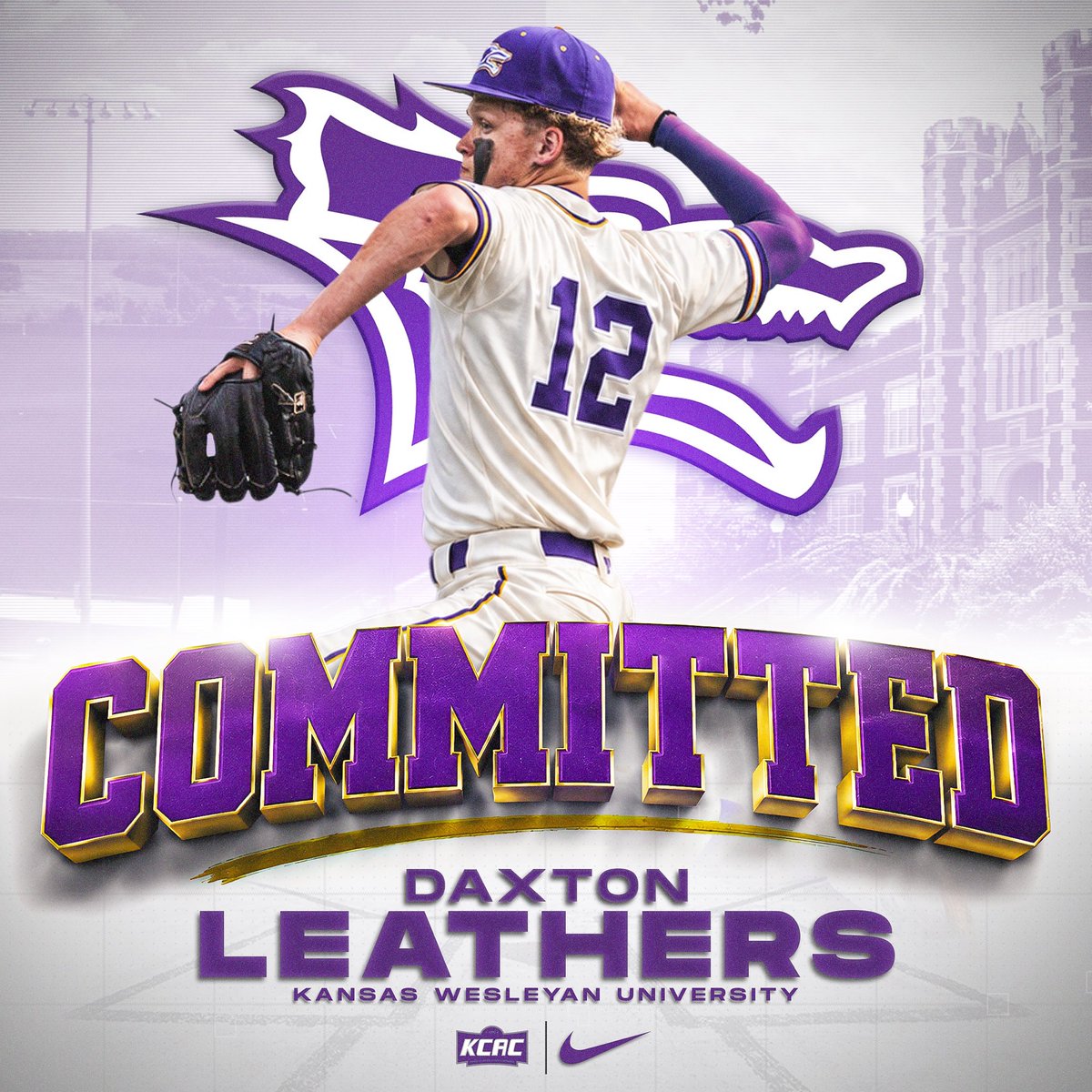 athleticsmwbsb's tweet photo. Adidas A’s➡️Kansas Wesleyan 

A huge congrats to @DaxtonLeathers for his commit to Kansas Wesleyan! ⚾️🐺 https://t.co/cFbhFDZIEg