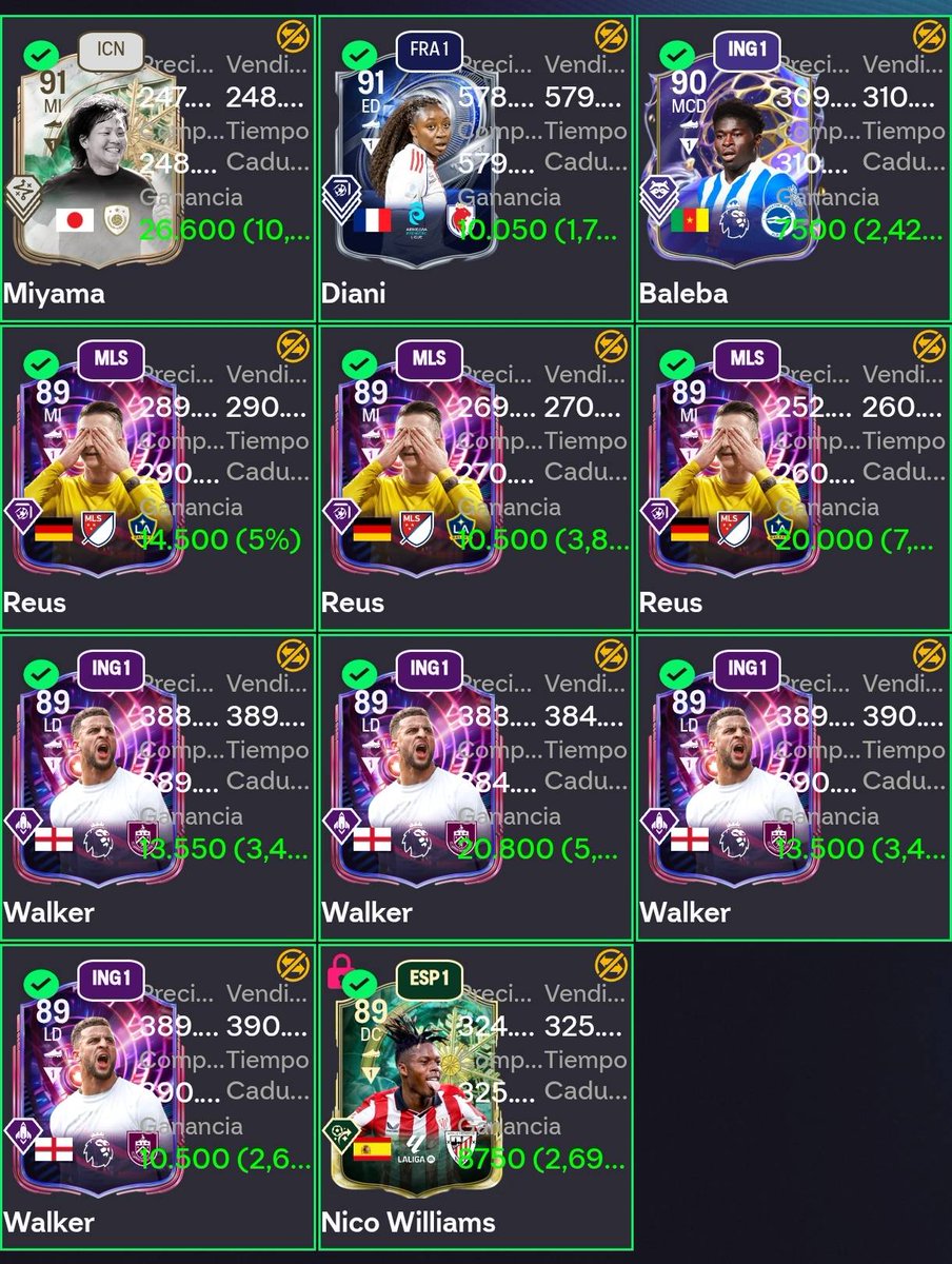 albberto29's tweet photo. Más moneditas que ganamos este año todos en @EliteMarketM.
Si quieres unirte DM

#EAFC27 #tradeos # EAFC26 #UltimateTeam https://t.co/b0LeqW1rm2