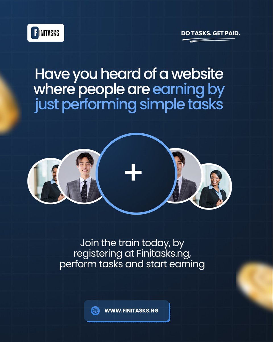 Finitasks's tweet photo. Not every opportunity requires you to sit in an office. 👀
With FiniTasks, you can find small tasks to complete online and earn from your efforts. 📲💰
Start exploring. https://t.co/UXrSGLu4Z1
