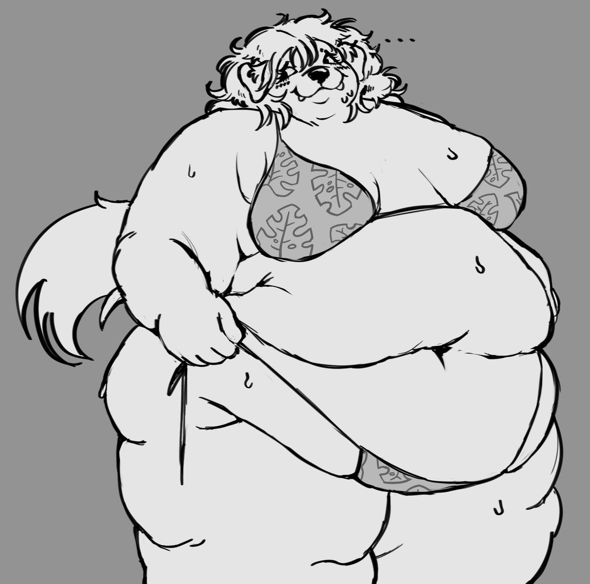 PortlyPothos's tweet photo. i swear i could tie it like… a year ago… 🪴#fatfur https://t.co/jc4ydbmE7w