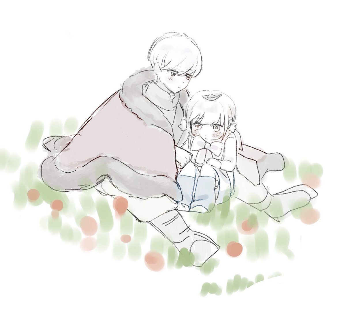 siroya_ma_'s tweet photo. ⚠️顔あり
写真かわいかったので衝動描き https://t.co/jBHpaqv7Od