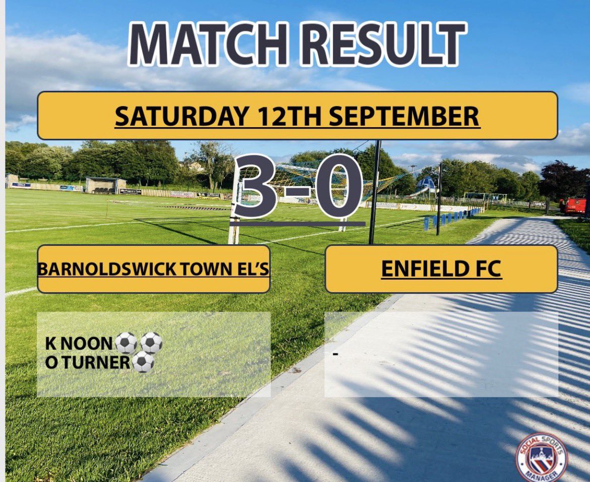 BarlickJuniors's tweet photo. 🔵🟡⚽️It took a while but worth the wait. With a quality performance from our BarnoldswicktownEL’s lads and cheered on every step of the way by our BarnoldswicktownJnrs U7’s. They got their 1st win of the season 3-0 with goals from Kian &amp; Ollie👏both BarlickJnrs graduates 🔵🟡⚽️ https://t.co/4Dny0kEVzV