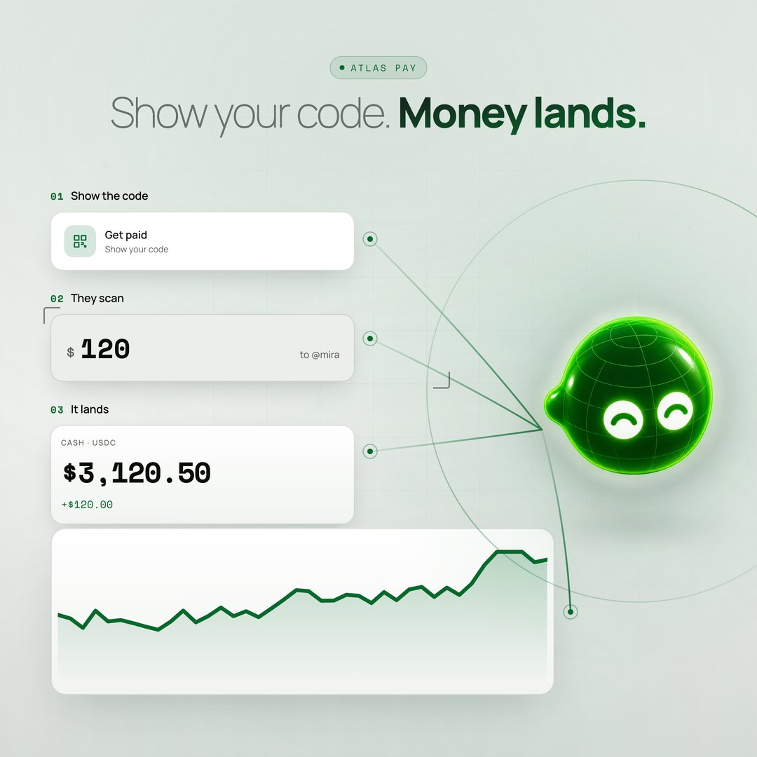 AtlasBid's tweet photo. Pay your friends back for dinner.

Atlas Pay lets you send money instantly, anywhere. https://t.co/DpEitvG37d